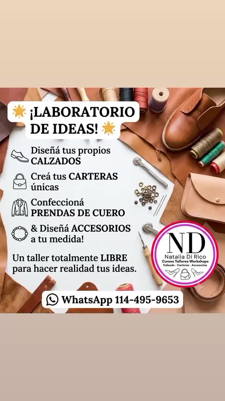 @Cursos calzado y carteras 👠