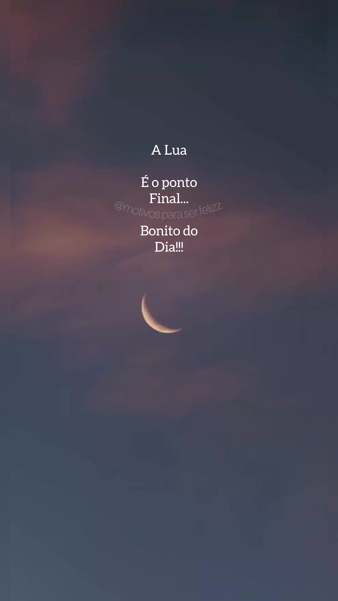 @Motivos para ser feliz