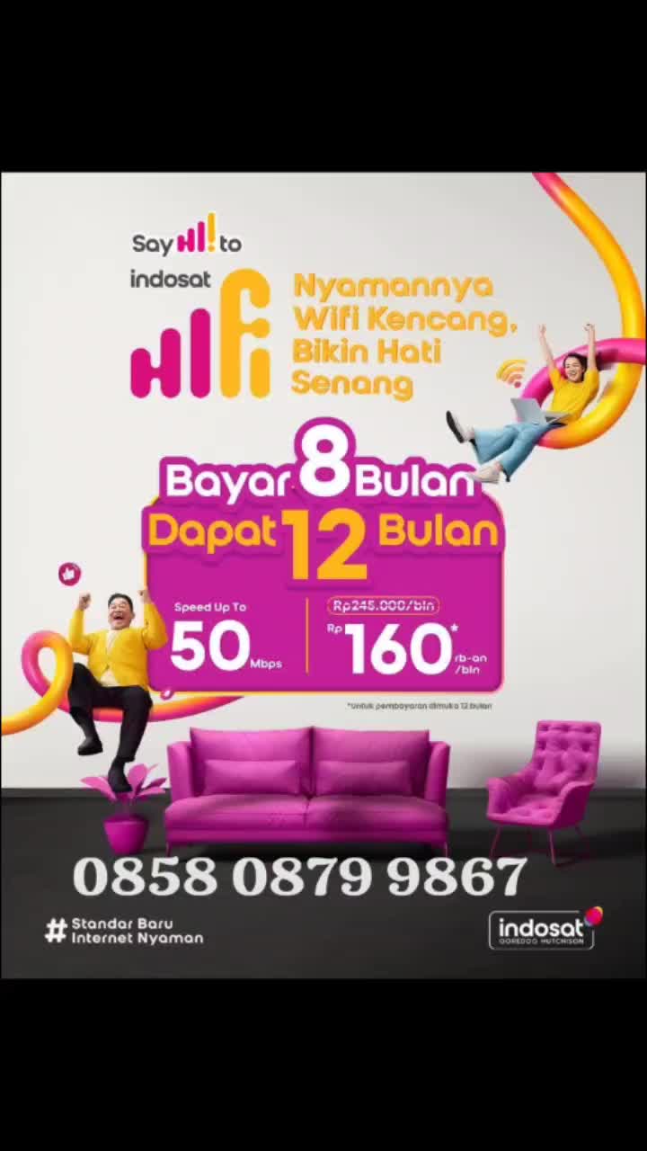 @WIFI Indosat hifi 🤝 MNC play
