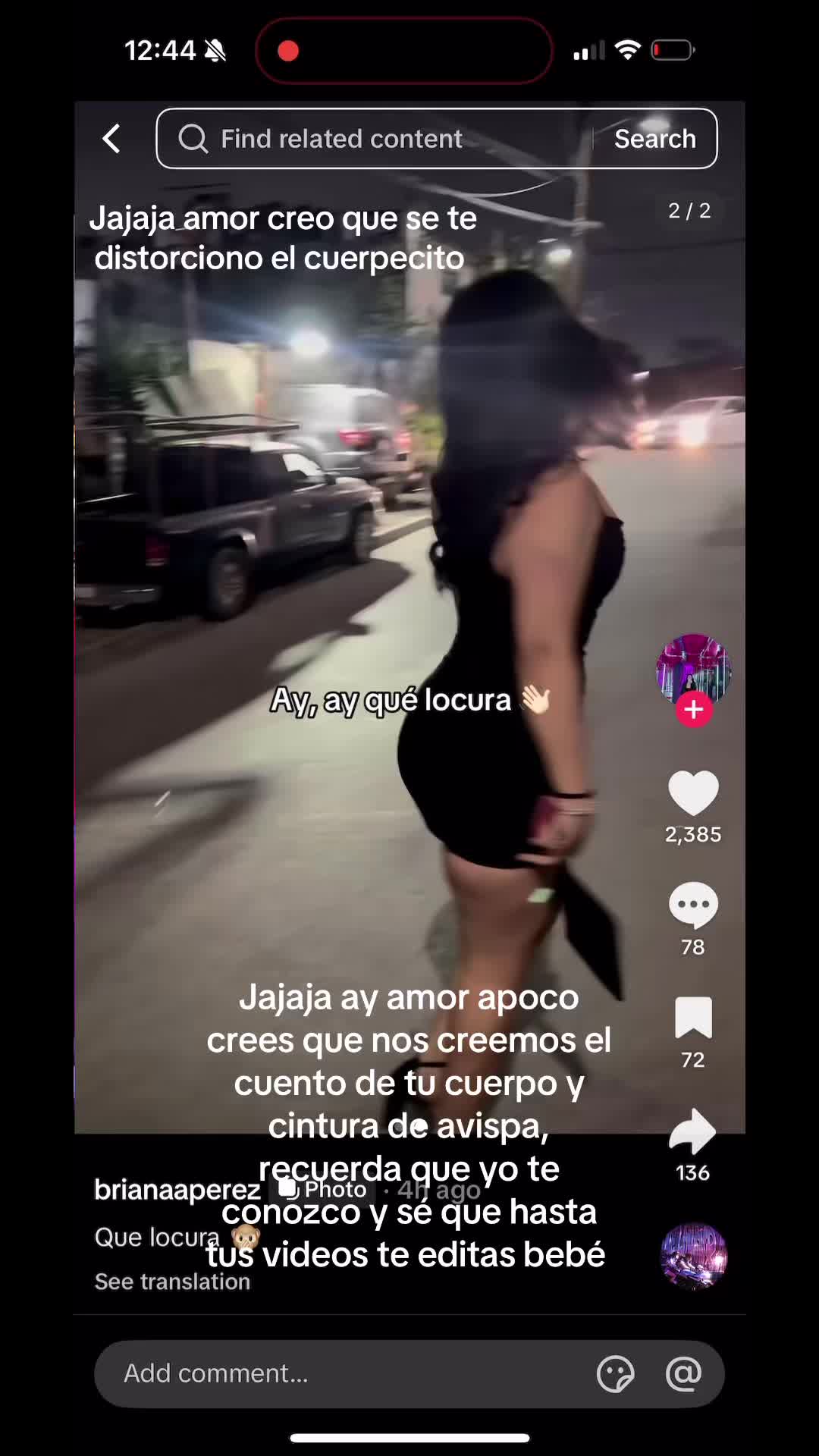 @Pelea briana Perez