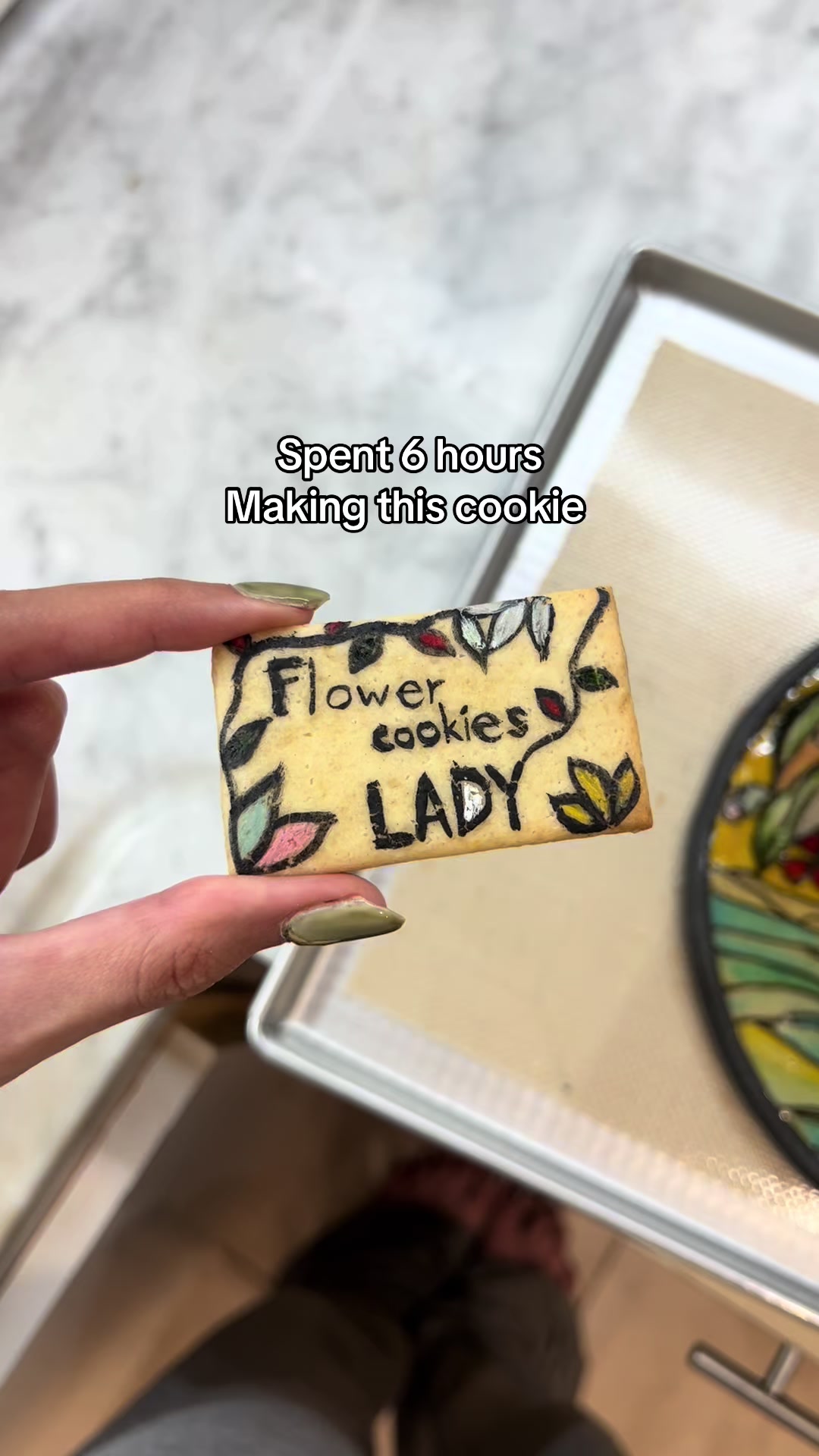 @Flower cookies lady