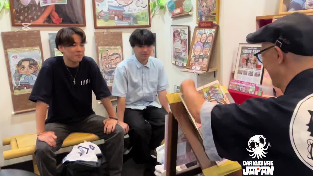 @京都の爆笑似顔絵屋さん