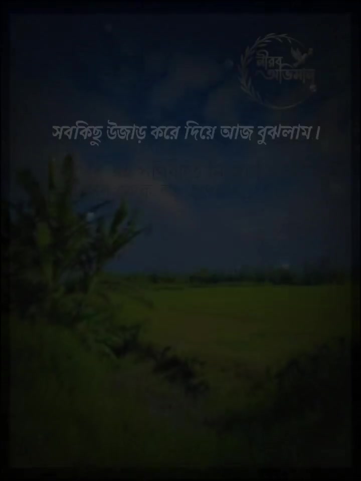 @নীরব অভিমান