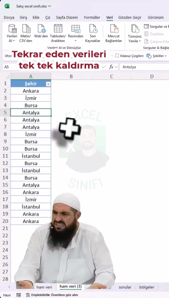 @Excel Sınıfı- Şahhan Yıldırır