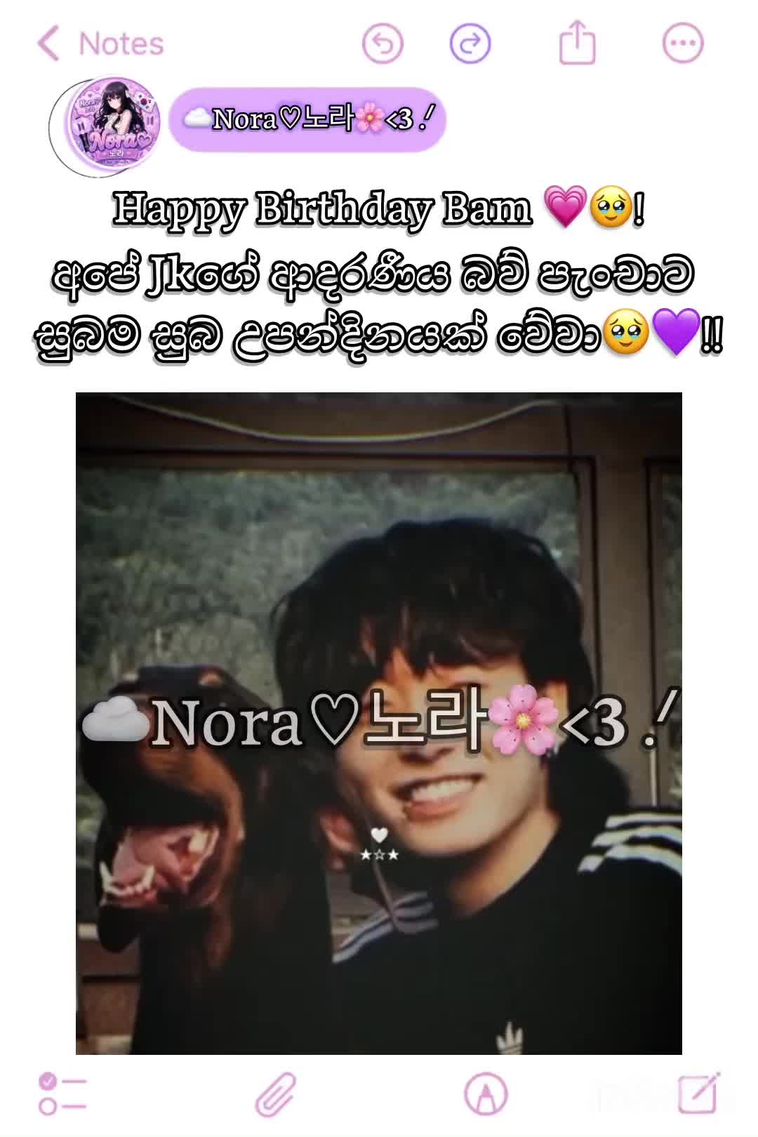 @☁️Noora♡노라<𝟑 .ᐟ
