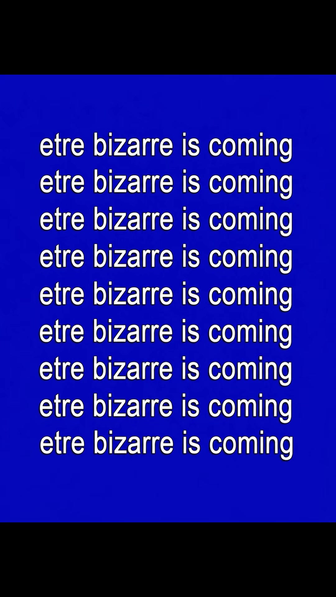 @EtreBizarre