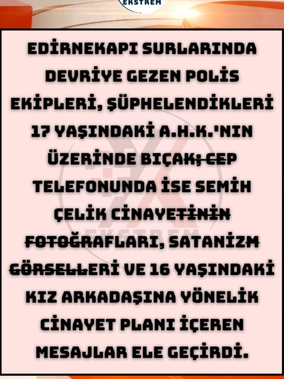 @Ekstrem Haber