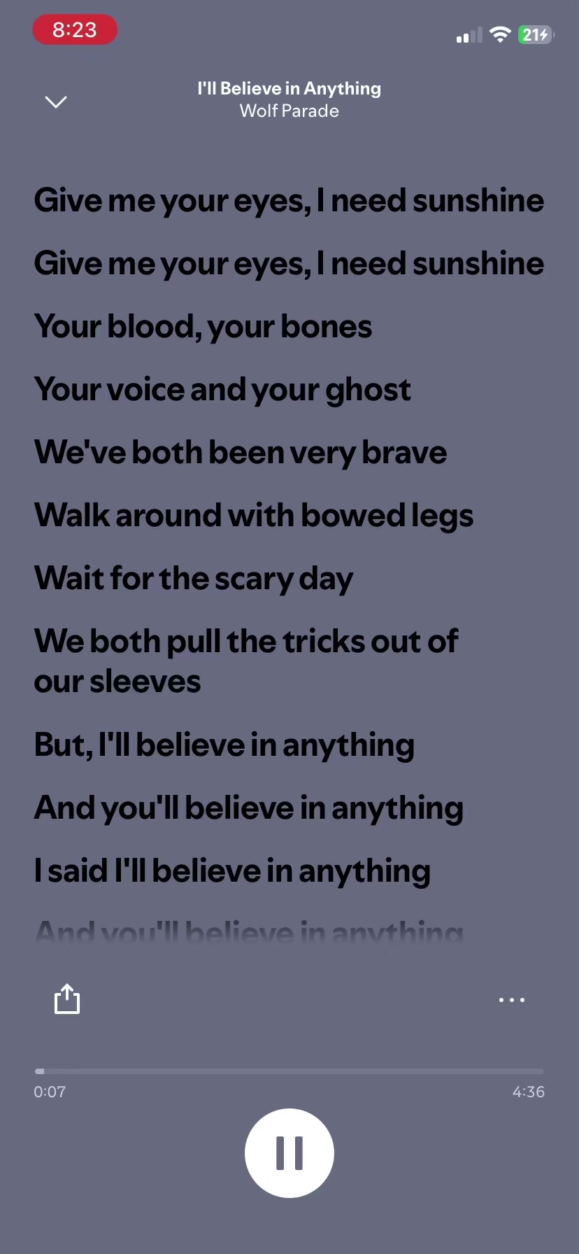 @Song of the dayyyy