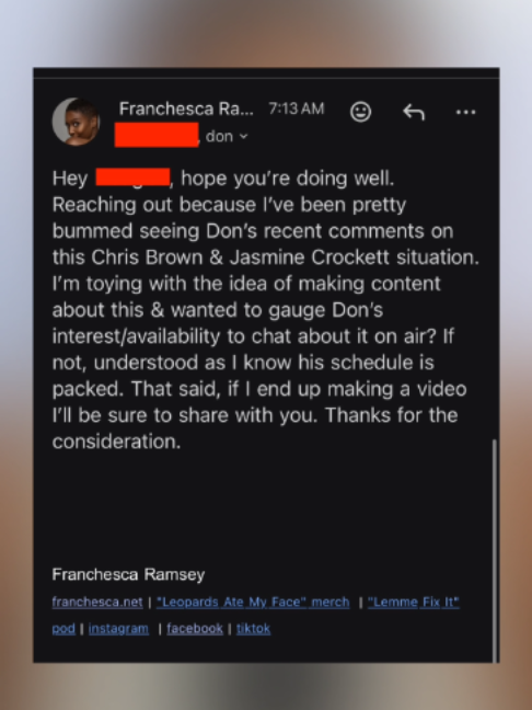 @Franchesca Ramsey