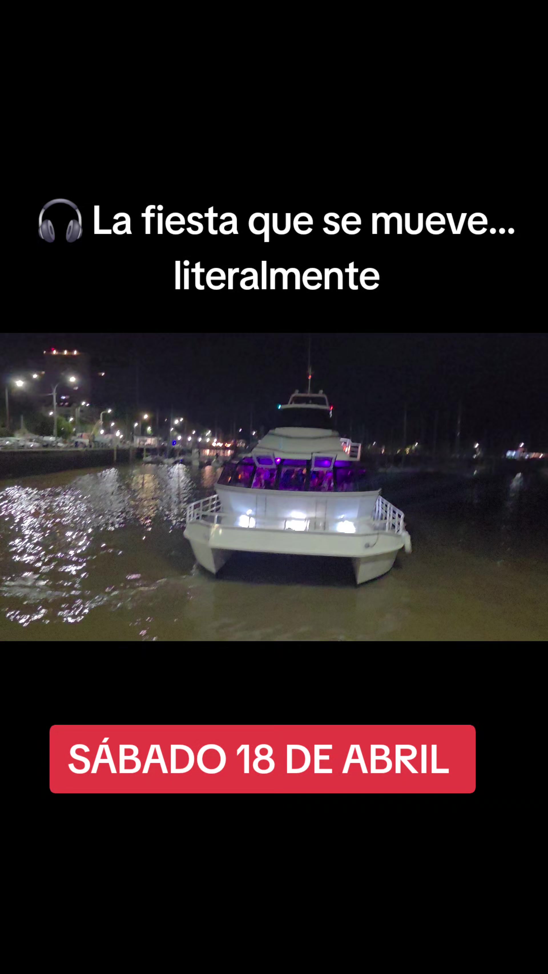 @fiesta en barco