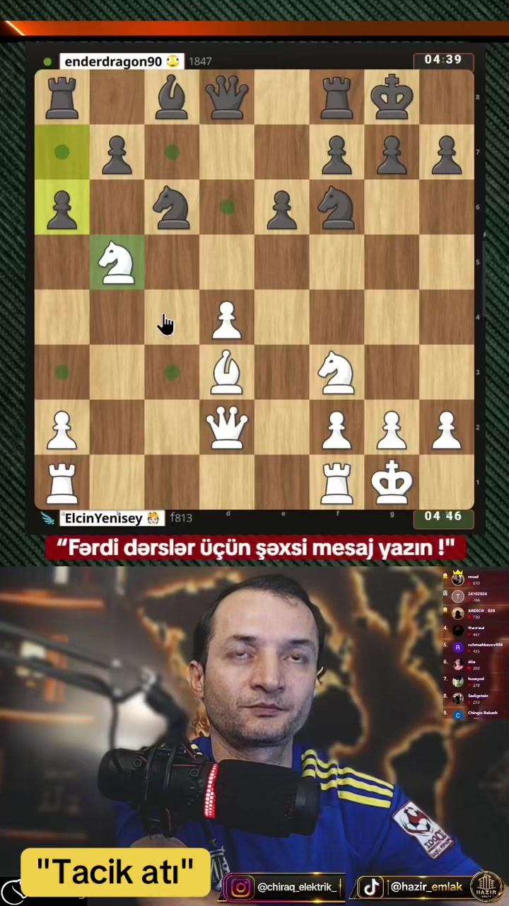 @𝐸𝓁𝒸𝒾𝓃 𝒴𝑒𝓃𝒾𝓈𝑒𝓎 ✅♟️