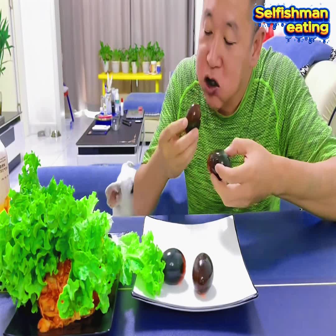 @Selfish man eating