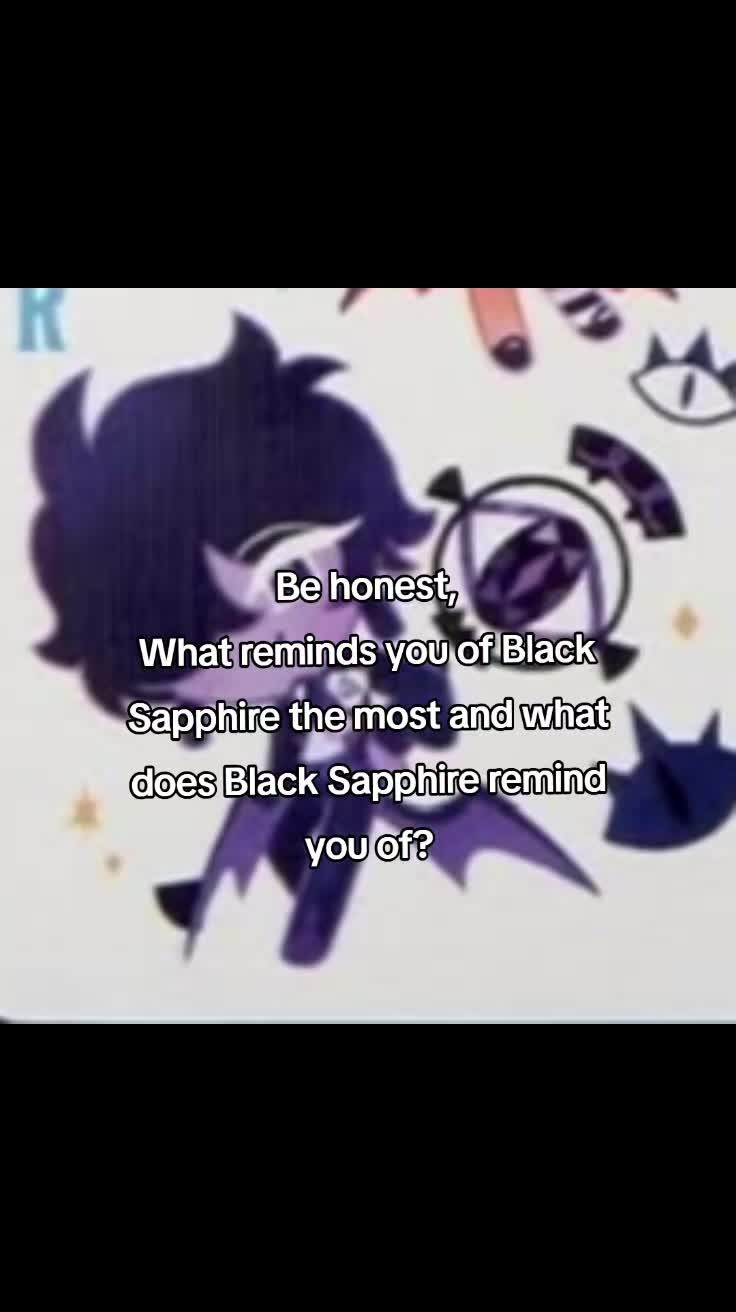 @˖ ࣪ 𑣲 Daily Black Sapphire !