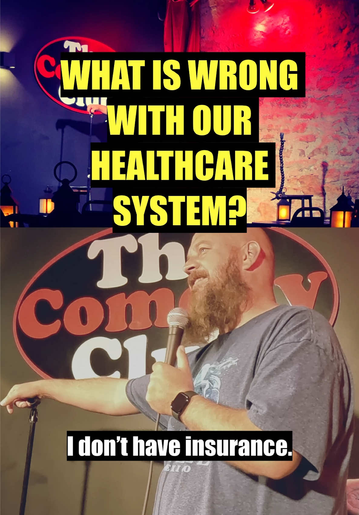 @Comedian Mike Baldwin
