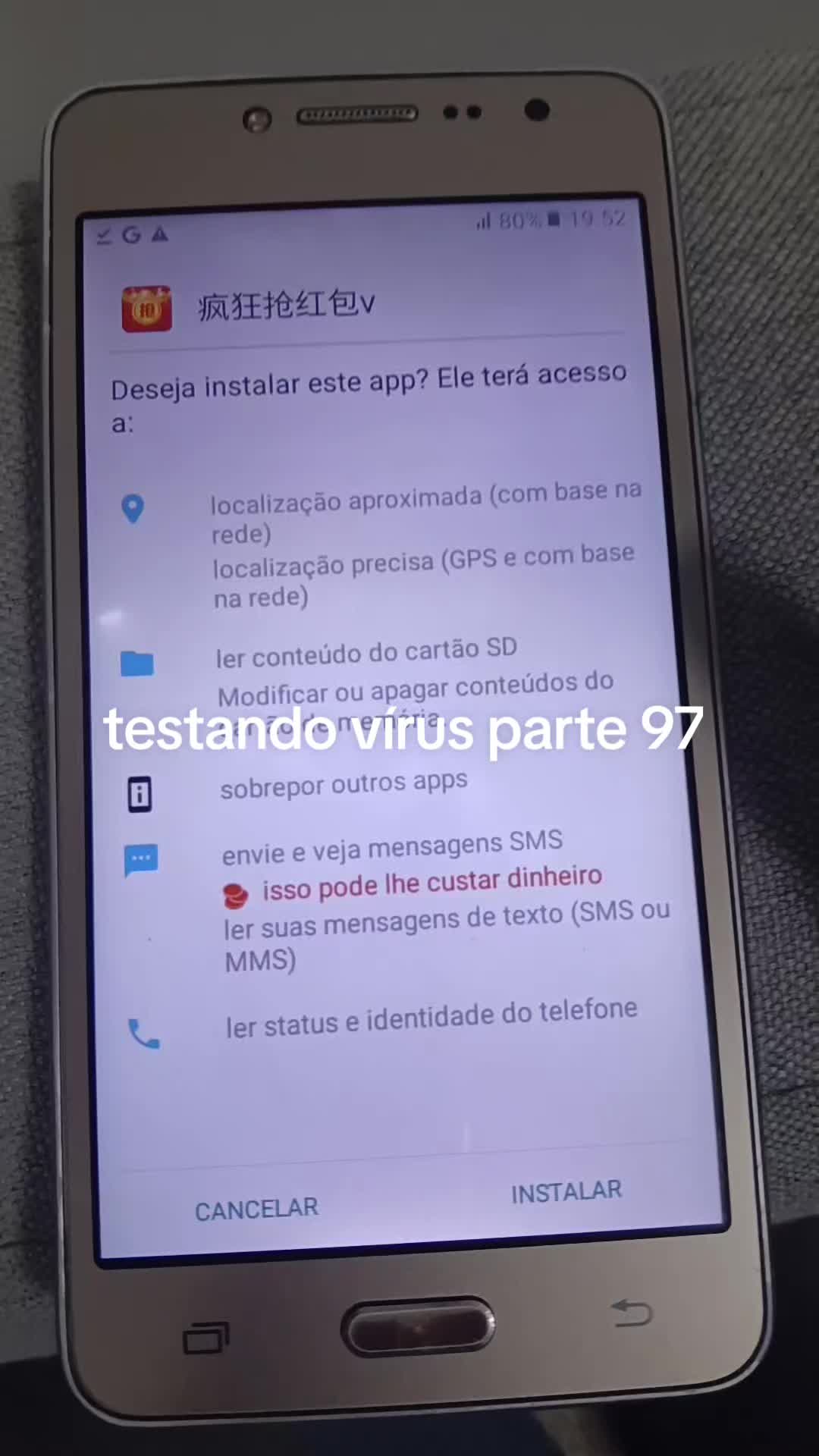 @testador de v&iacute;rus