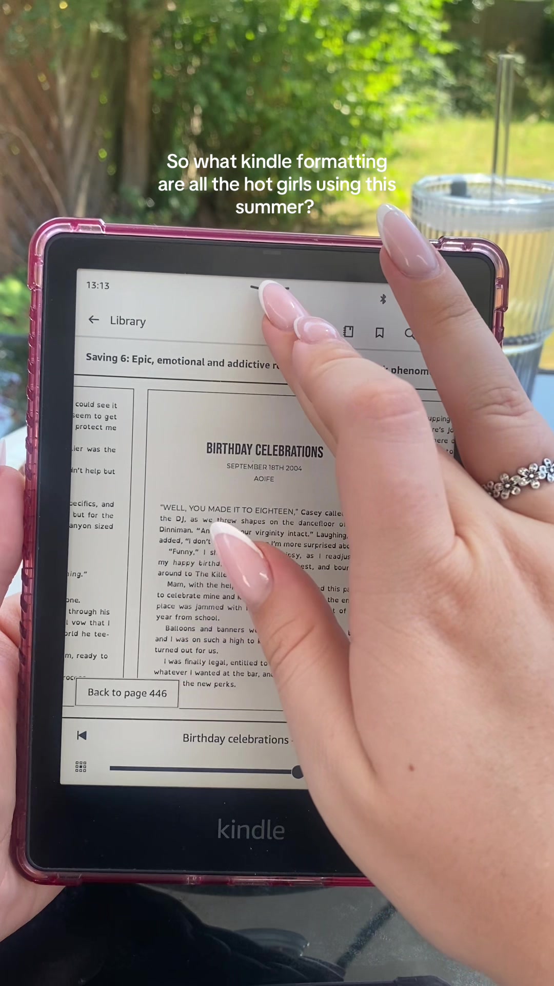 @The Girl With The Pink Kindle