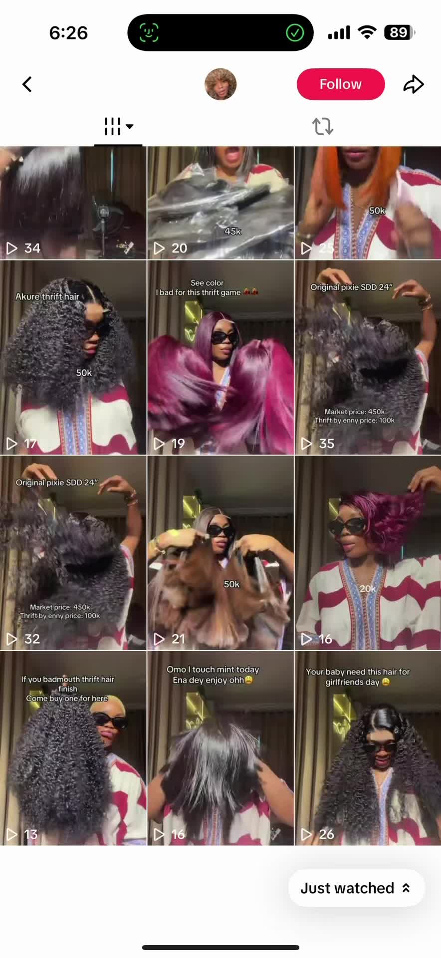 @No1 thrift hair vendor