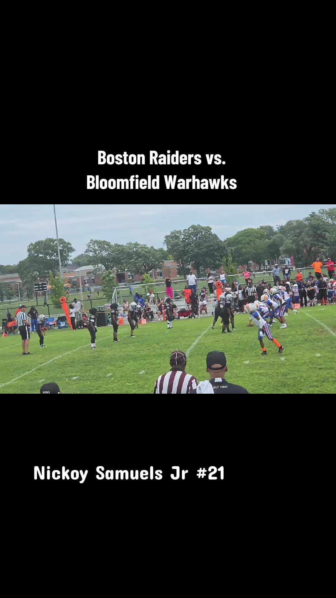 @Nickoy Samuels Jr. Football