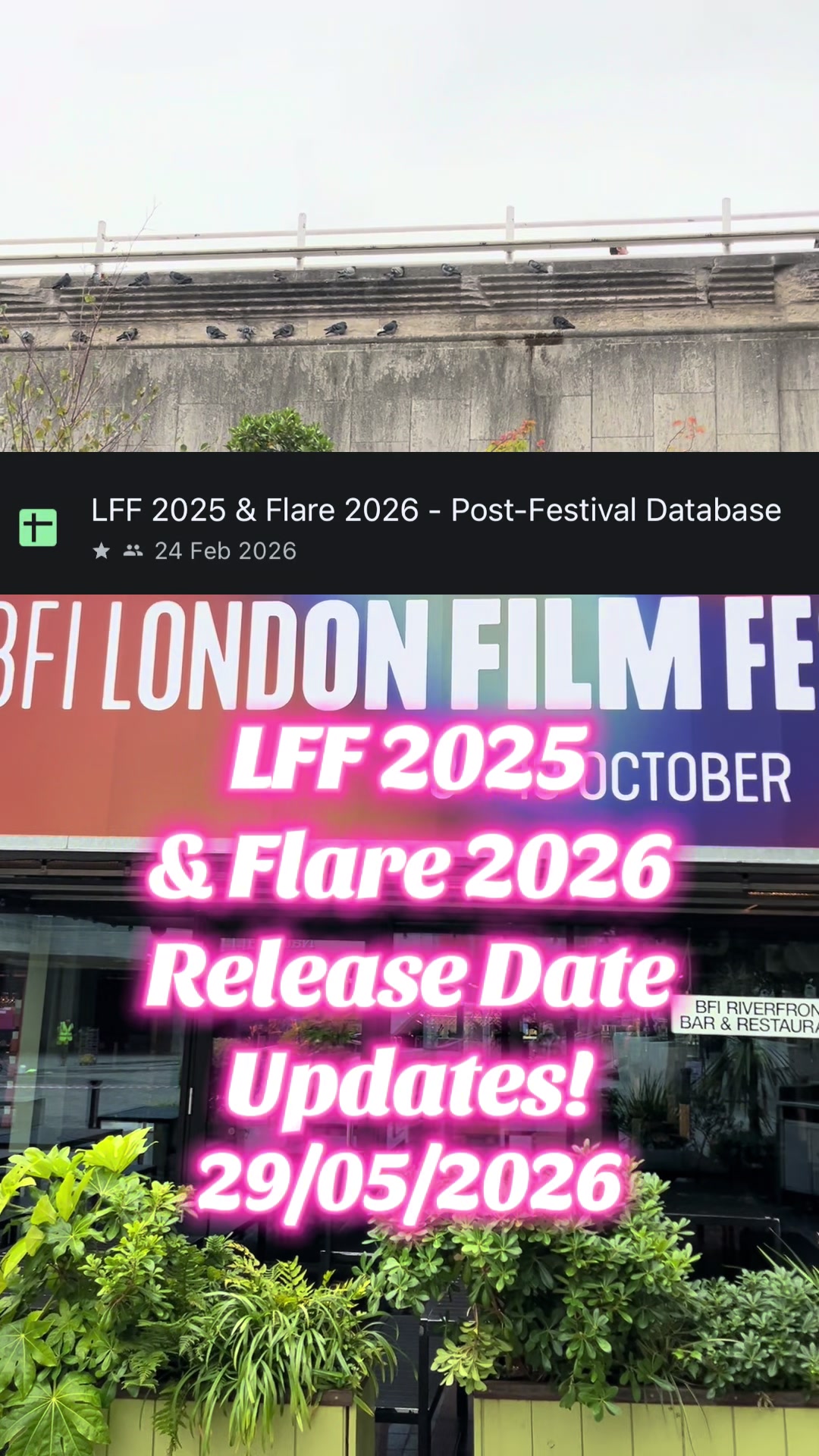 @London Cinema Guide 🍿