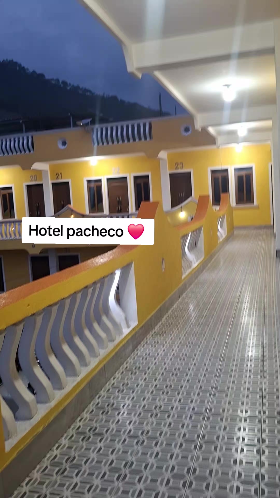 @Hotel pacheco