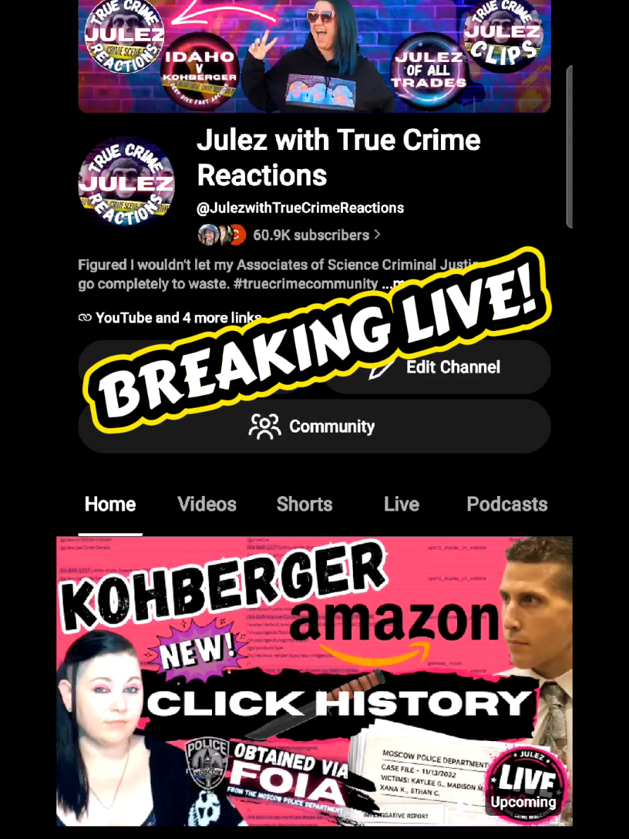 @Julez True Crime Reactions