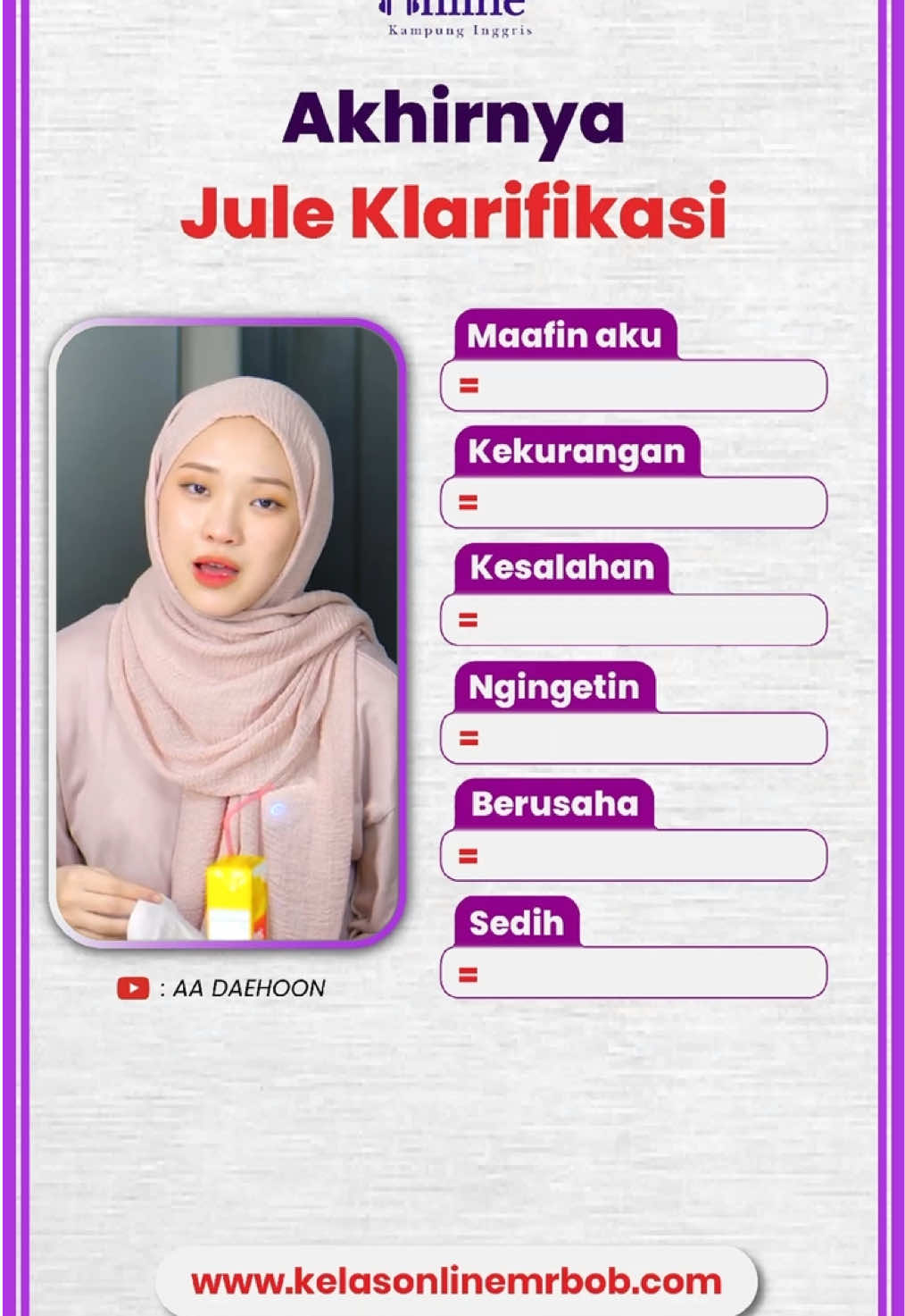 @Kelas Online MrBob