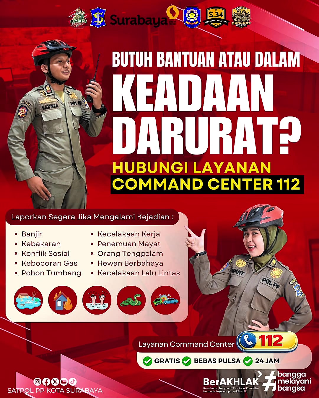 @SATPOL PP KOTA SURABAYA