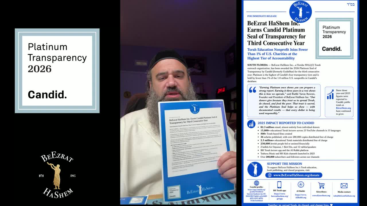 @Rabbi Reuven