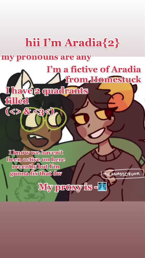 @Homestuck fictives + irls