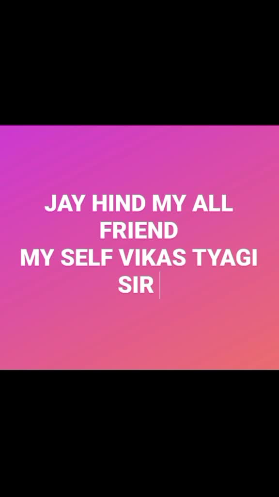 @VIKAS TYAGI SIR