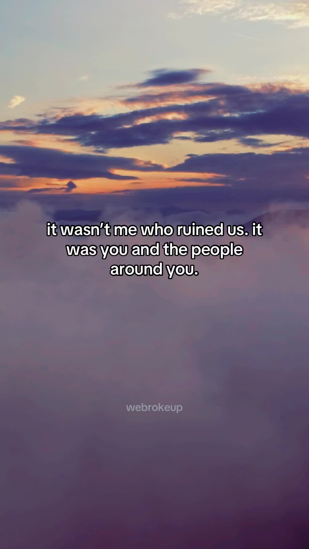 @We Broke Up