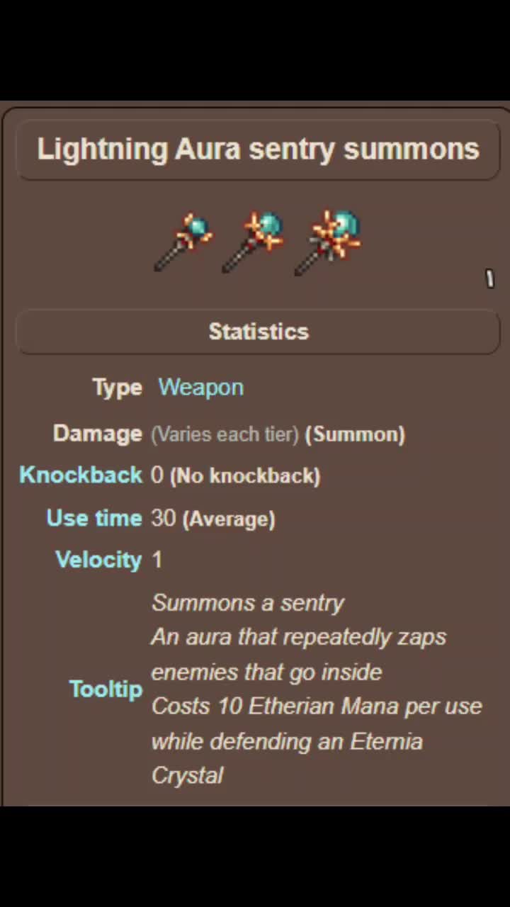 @Terraria Weapons Showcase