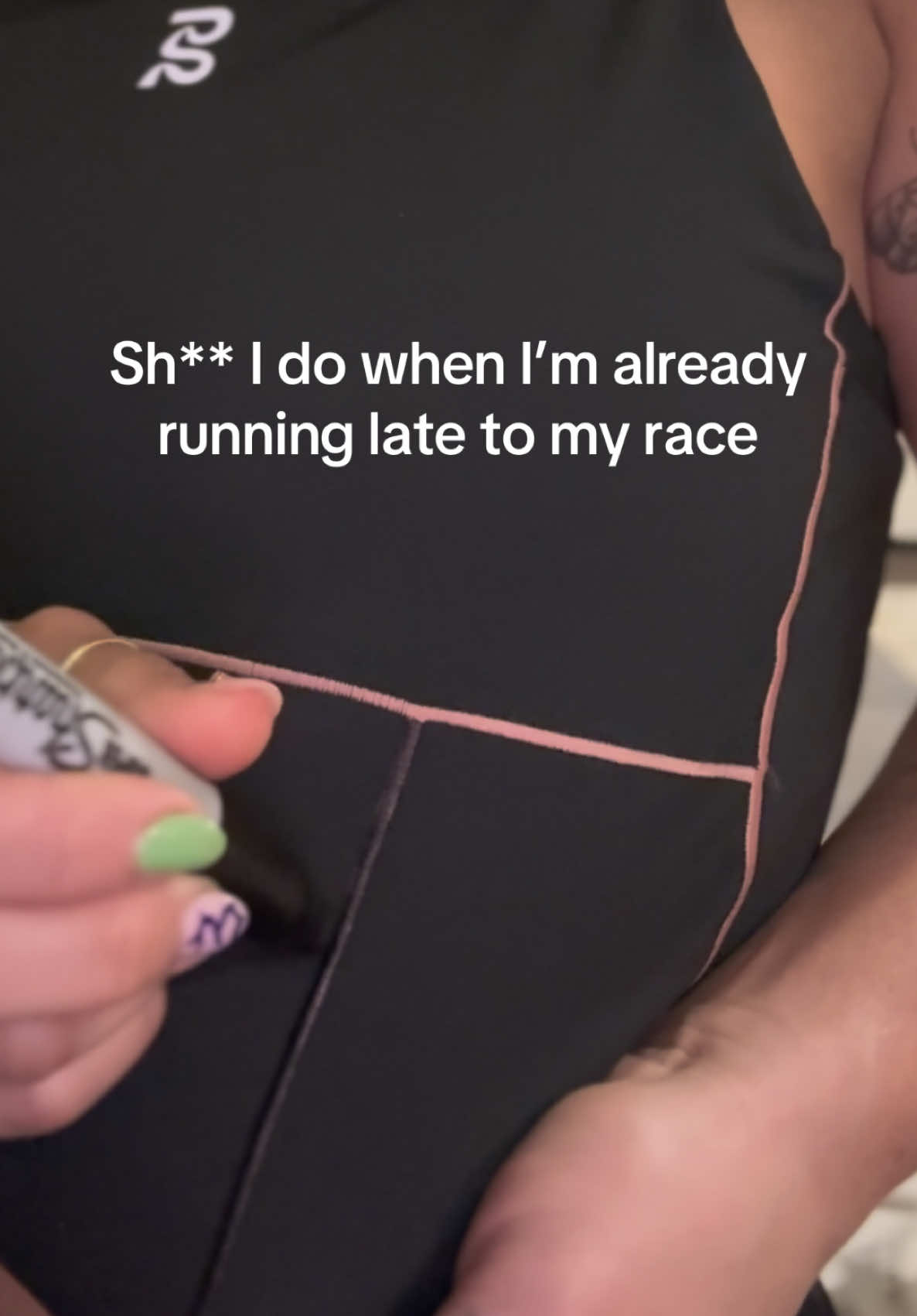 @Janine runs and paints