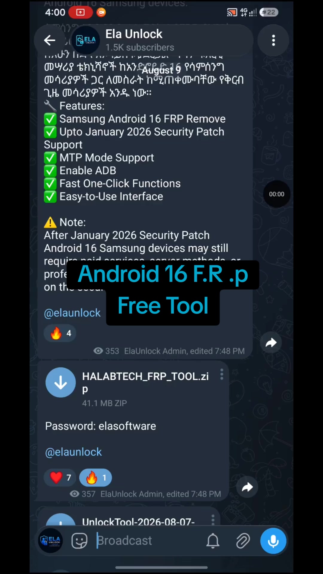 @Ela Unlock