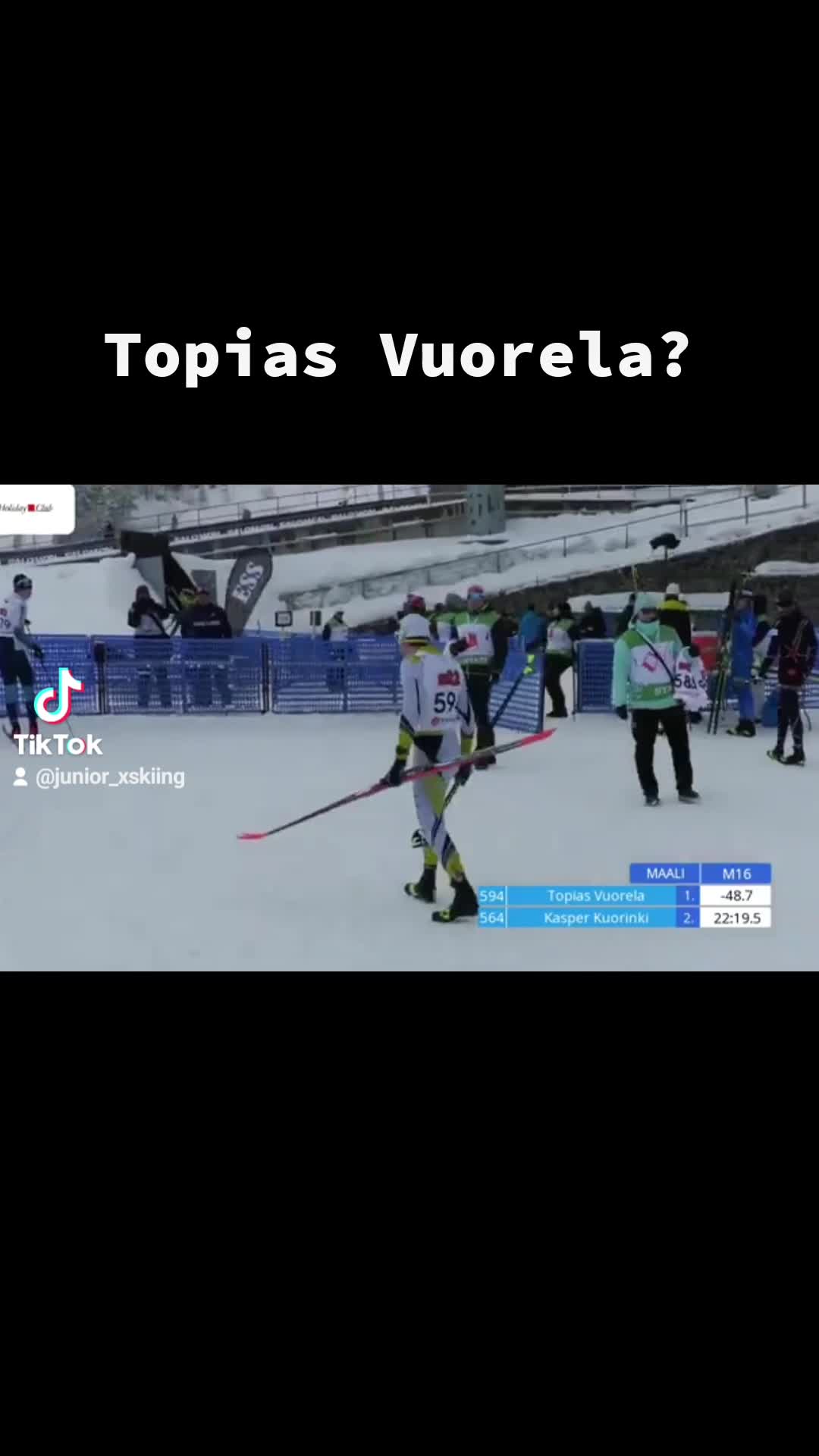 @Junior skiing