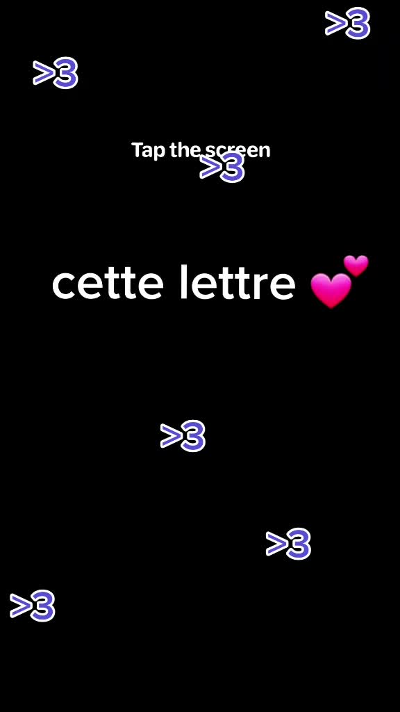 @lettre 💕