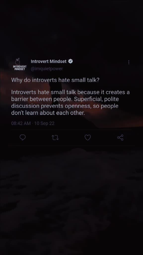 @Introvert Mindset