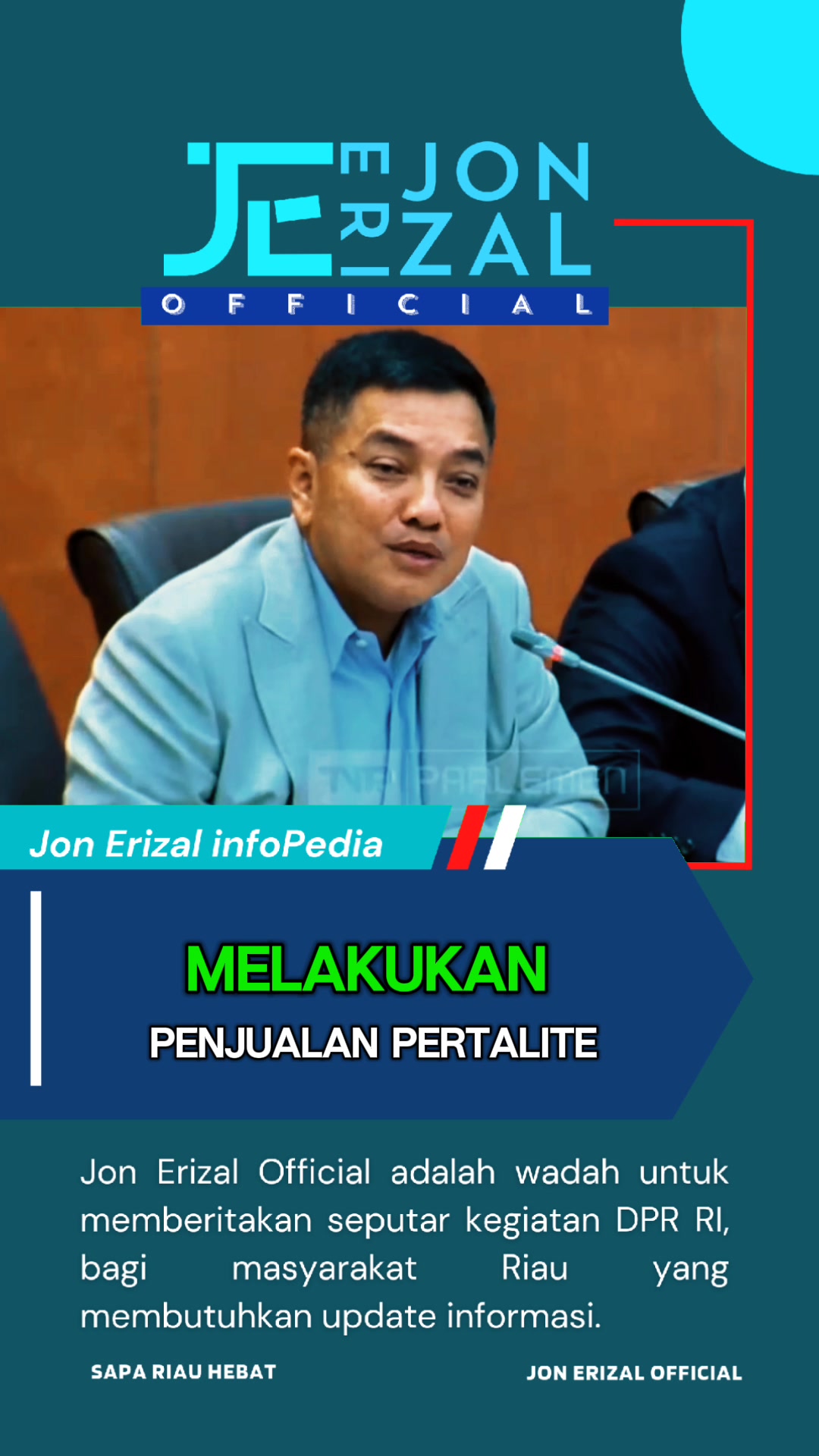 @Dr. H. JON ERIZAL, SE, MBA