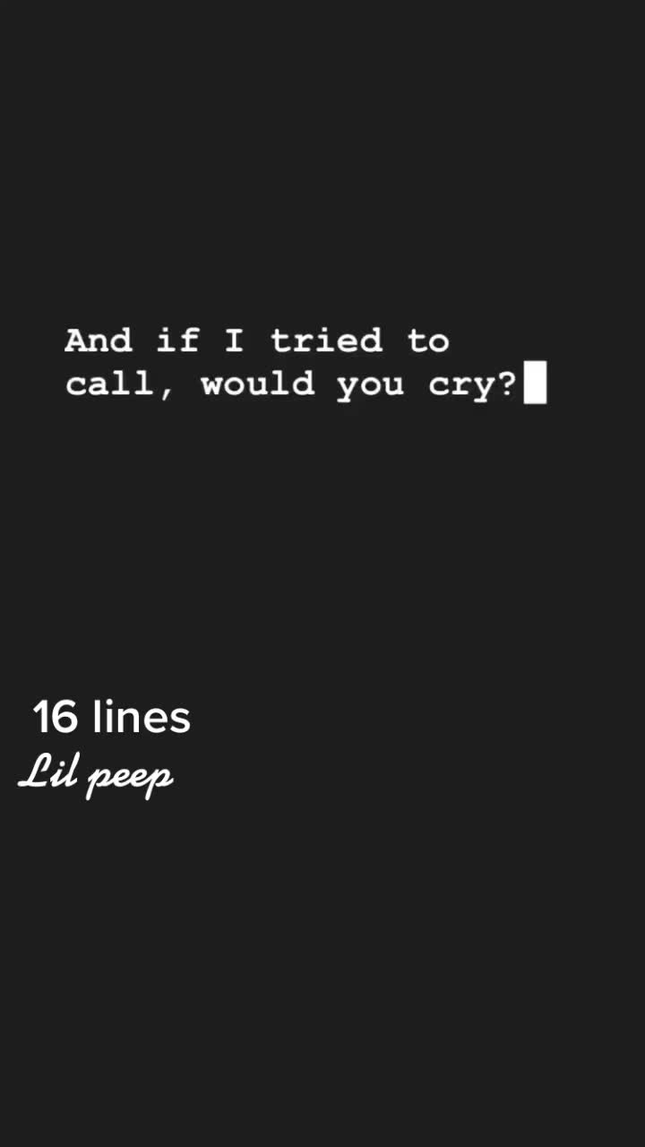 @Lil peep 🕊🥺🖤💫