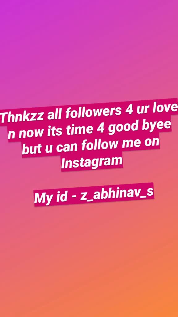 @Abhinav Singh