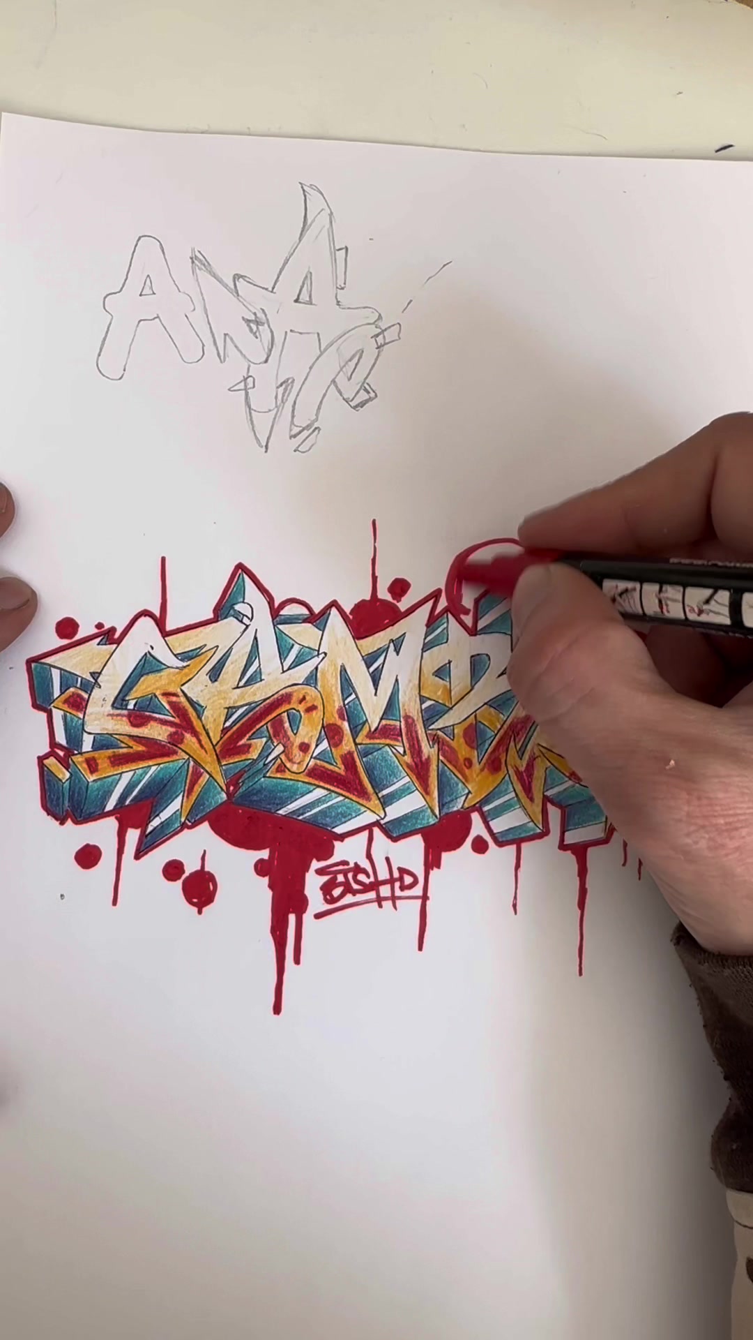 @Como dibujar Graffiti