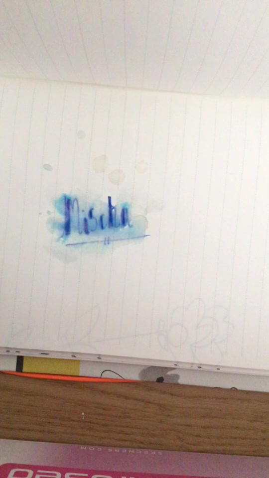 @💙 Water writing ✍️