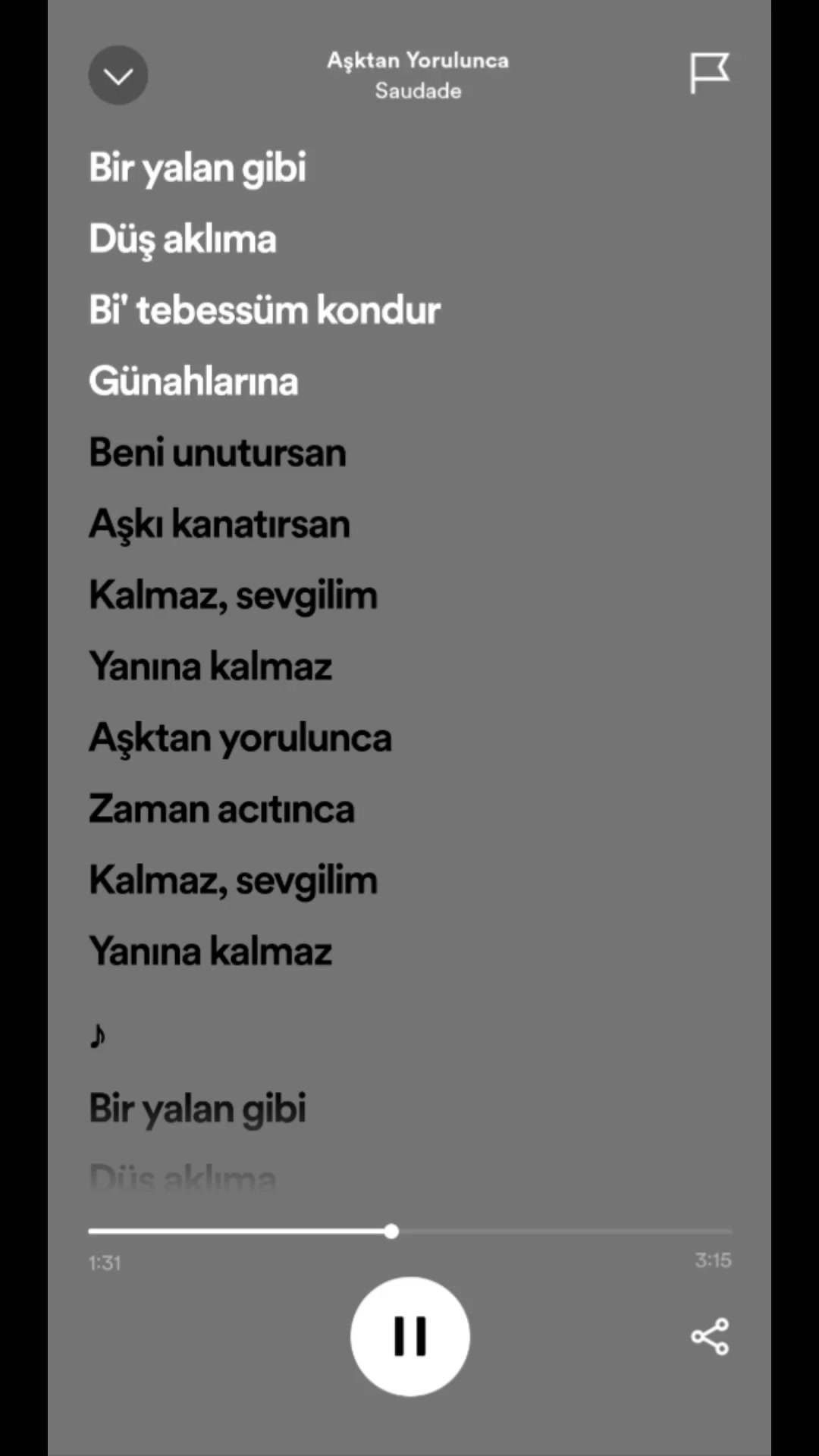 @Radyoda &Ccedil;alan Şarkı
