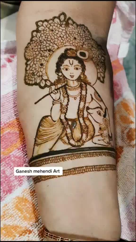 @mehendiArtist ganesh