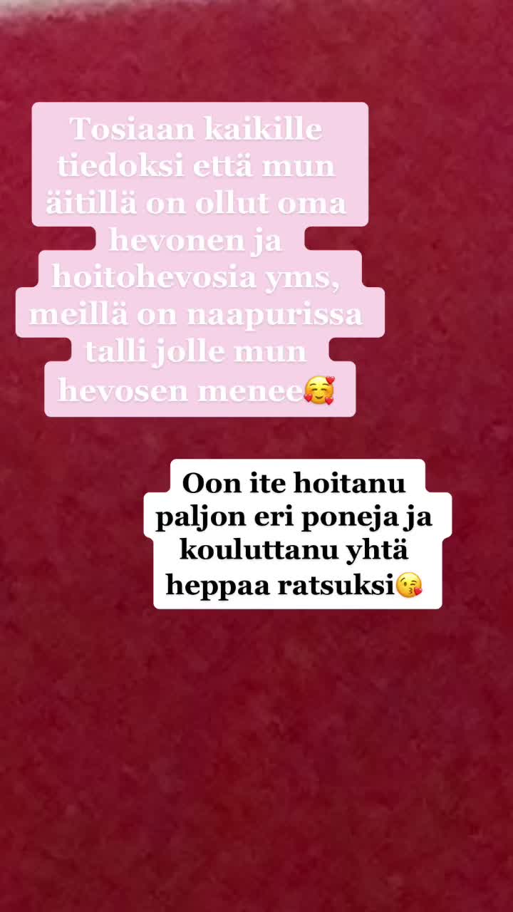 @Saan hevosen😫🐴❤️❤️