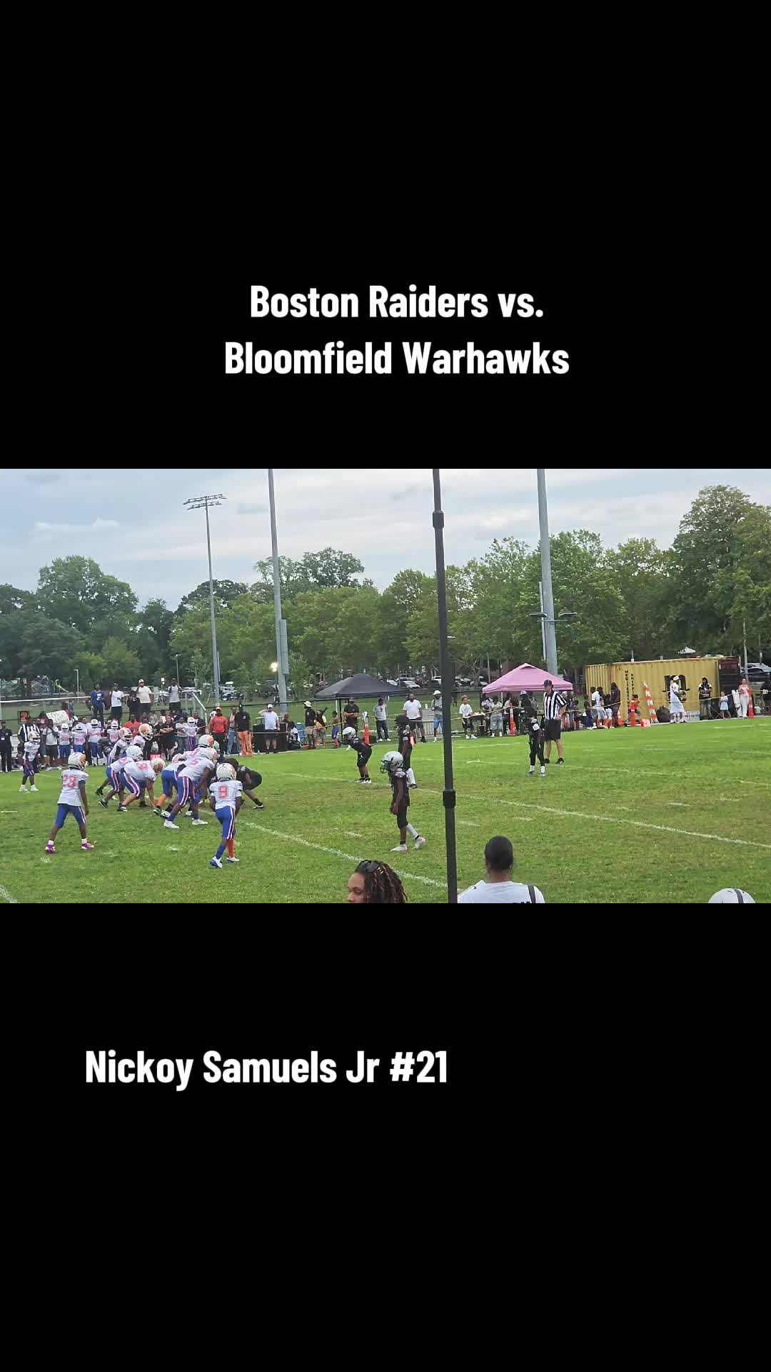 @Nickoy Samuels Jr. Football