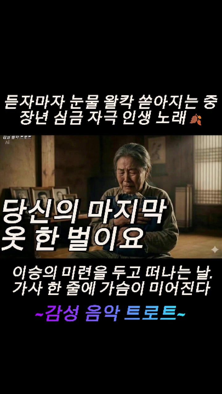 @감성 음악 트로트