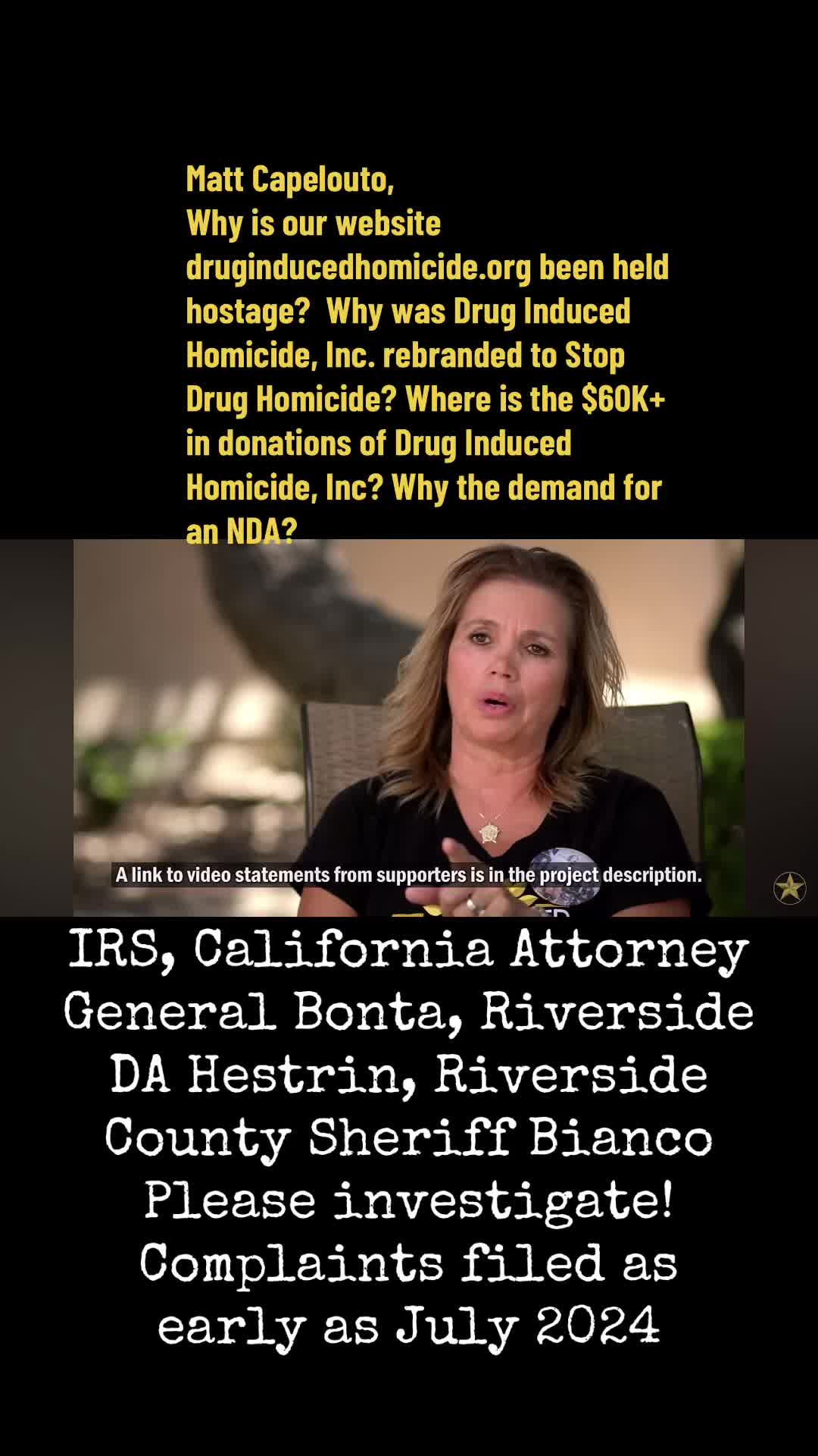 @Drug Induced Homicide Inc