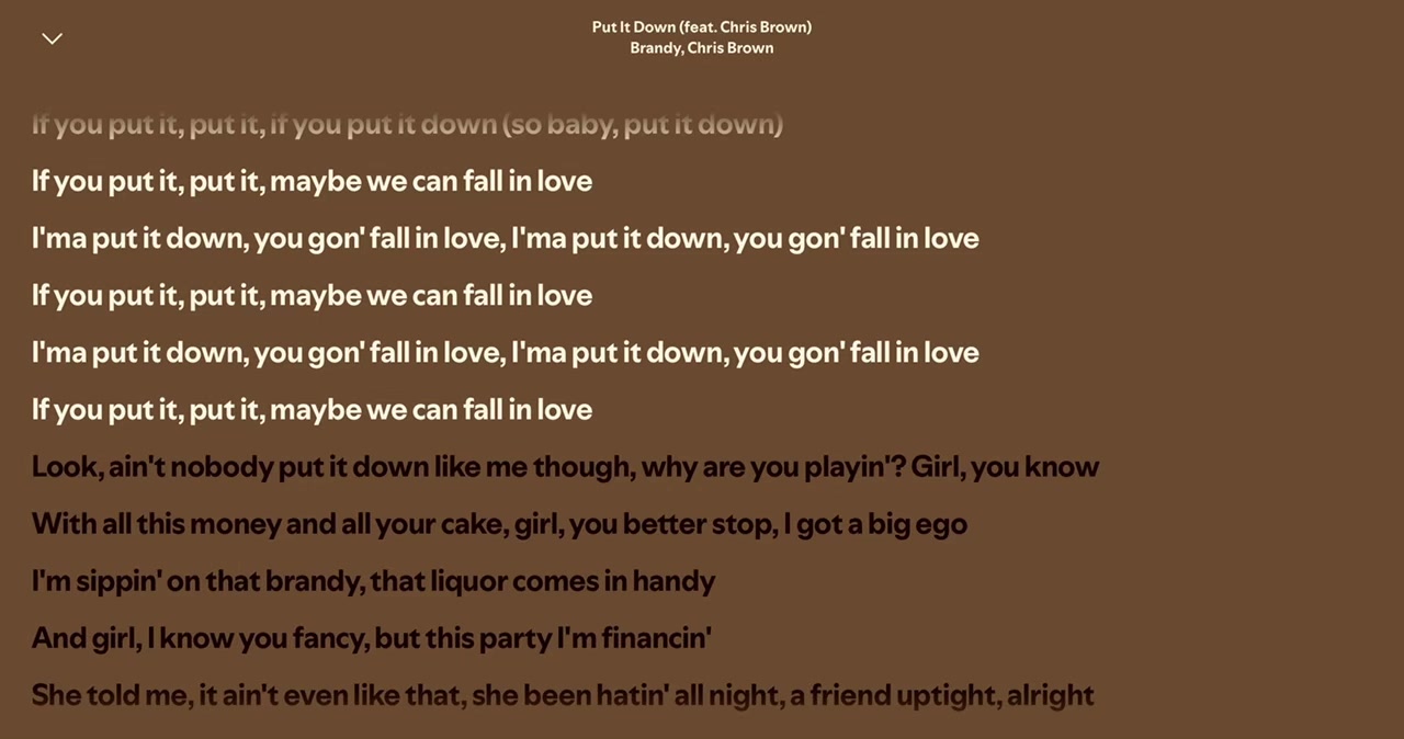 @Spotify Song Lyrics