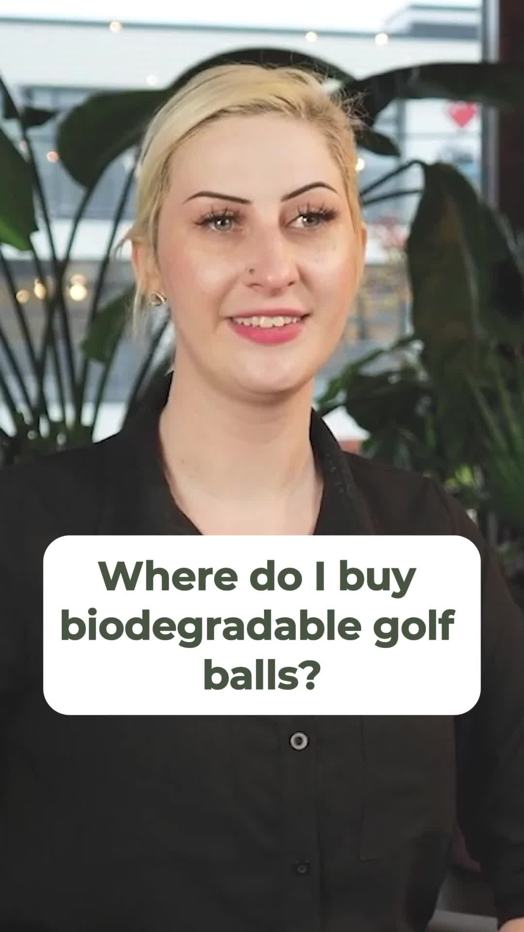 @Biodegradable Golf Balls